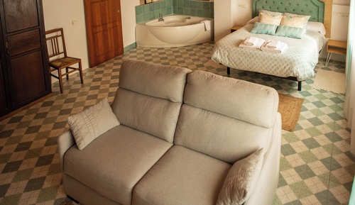 Family Double Room, 1 Double Bed, Garden View