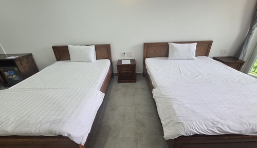 Basic Double or Twin Room, 1 Bedroom, Balcony, Garden Area
