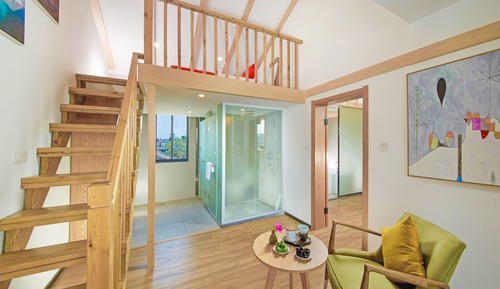 Family Loft, 2 Bedrooms, Connecting Rooms, Courtyard View