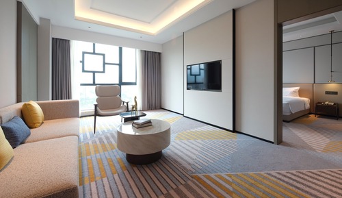 Suite, 1 King Bed (Living Area)