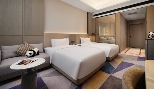 Standard Room, 2 Twin Beds, Mountain View