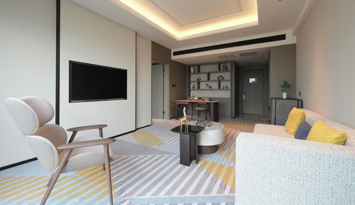 Suite, 1 King Bed, Club Lounge Access (Living Area)