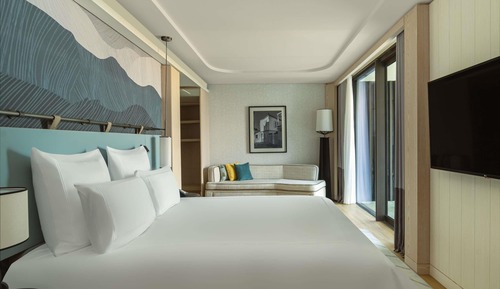 Junior Triple Room, 1 Double Bed, Sea View