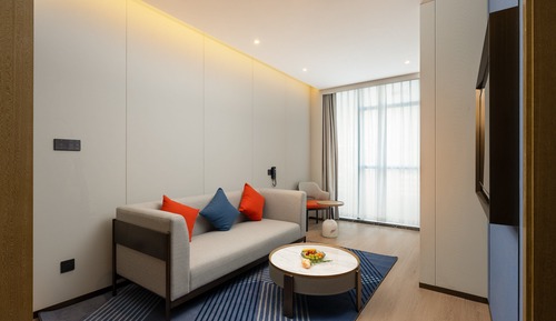 Suite, 1 King Bed (Living Area)