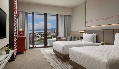 Standard Room, 2 Double Beds, Ocean View