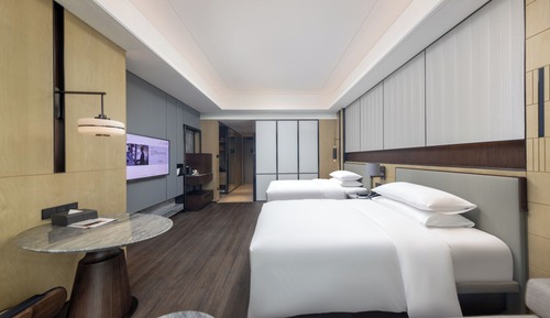 Deluxe Room, 2 Double Beds, City View