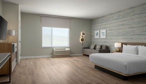Studio, 1 King Bed with Sofa bed, Bathtub (Mobility/Hearing Accessible, Tub)