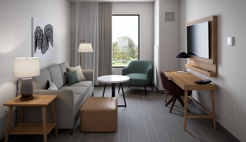 Suite, 2 Bedrooms, Accessible, Kitchen (Communications)