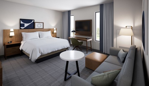 Studio Suite, 1 King Bed, Accessible, Kitchen (Mobility, Roll In Shower)