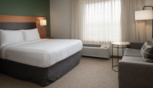 Studio, 1 Queen Bed with Sofa bed (Mobility/Hearing Access, Roll-In Shwr)