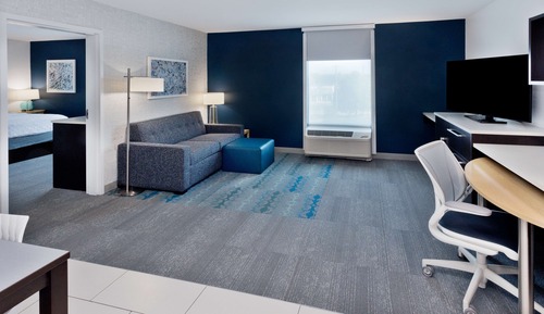 Suite, 1 King Bed, Accessible (Roll-In Shower)