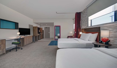 Studio, 2 Queen Beds, Accessible (Mob/Hearing, Roll-in Shower)