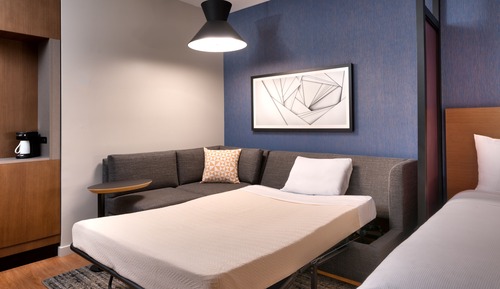 Room (2 Queen Beds & Sofa Bed, High Floor)