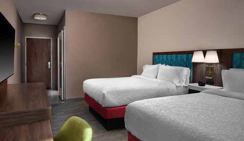 Room, 2 Queen Beds, Refrigerator