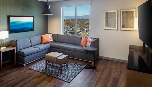 Suite, 1 King Bed with Sofa bed, Accessible (Plus, Roll-In Shower)