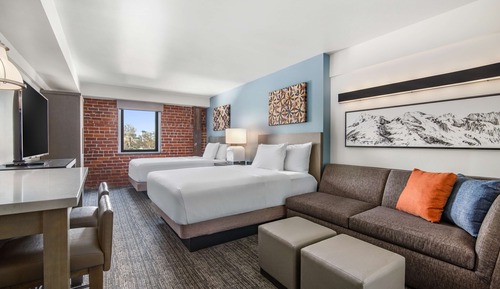 Studio Suite, 2 Queen Beds, Kitchen