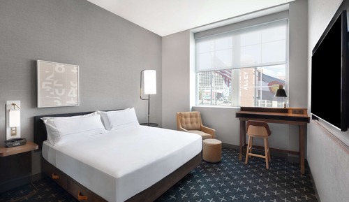 Room, 1 King Bed, Accessible (Mobility & Hearing, Roll-in Shower)