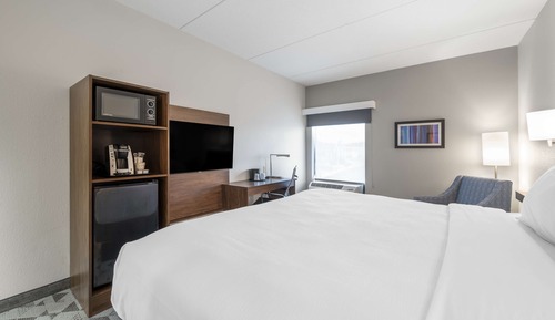 Standard Room, 1 King Bed, Non Smoking, Refrigerator & Microwave