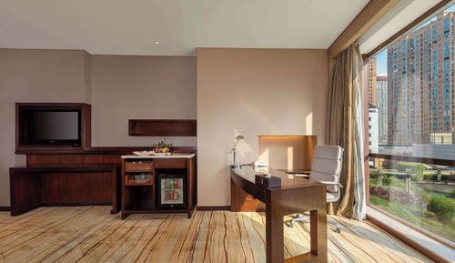 Room, 1 King Bed, Bathtub Grab Bars, Smoking (Mobility Accessible)