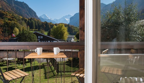 Panorama Twin Room with Jungfrau View
