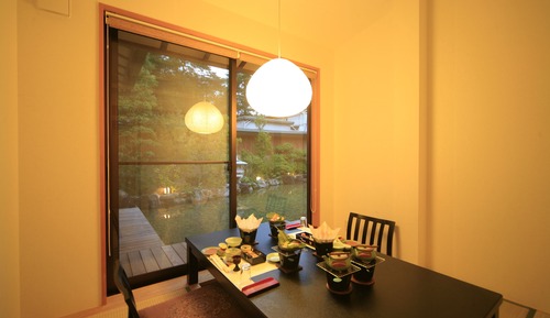 Japanese Style Room with Open Air Bath, Meal at Private Room (Check in until 18:00)