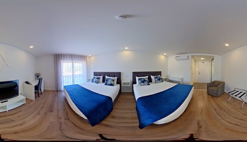 Deluxe Quadruple Room, Multiple Beds, Accessible, City View