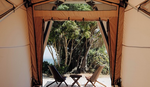 Basic Tent, Partial Ocean View