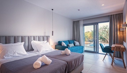 Deluxe Quadruple Room, Private Pool