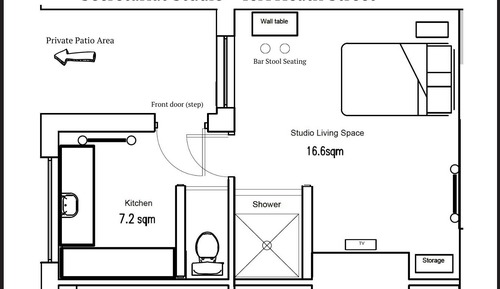Studio, Ensuite (Secretariat)
