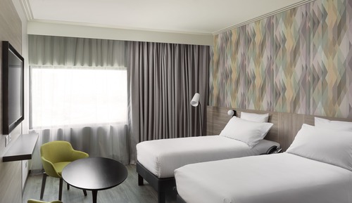 Standard Twin Room, Multiple Beds, City View