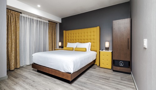 Suite, 1 King Bed with Sofa bed, Accessible (Roll-In Shower)