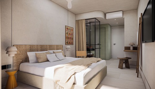 Superior Double Room with Outdoor Hot Tub and Garden View