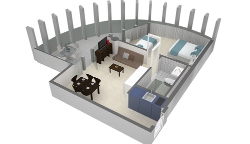 Apartment, 1 Bedroom, Accessible, Balcony