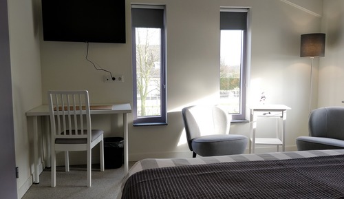 Double Room, 1 Queen Bed (Paars)