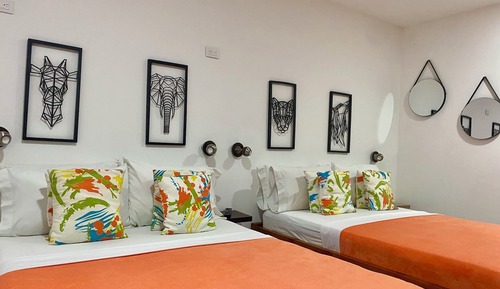 Family Room, 2 Double Beds