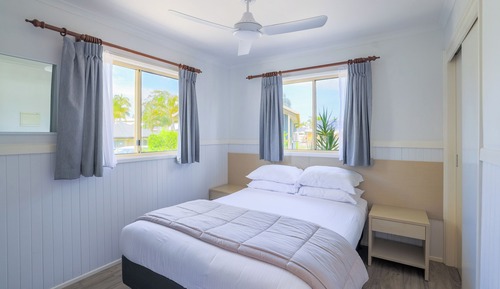 Waterfront spa villa