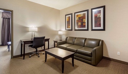 Suite, 1 King Bed, Non Smoking, Refrigerator & Microwave (Shower Only;with Sofabed)