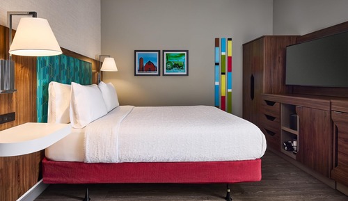 Room, 1 Queen Bed (Shower Only, Separate Vanity)