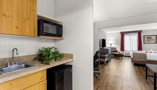 Suite, 1 King Bed, Non Smoking, Refrigerator & Microwave