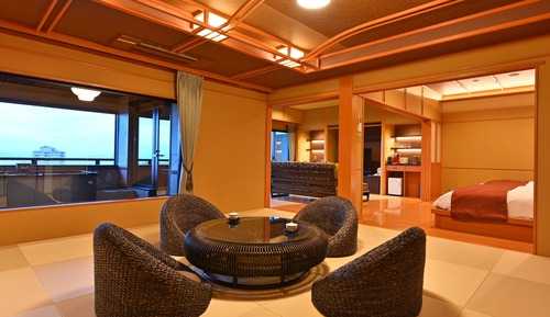 Japanese-Western Style Special Suite with Open-Air Hot spring Bath