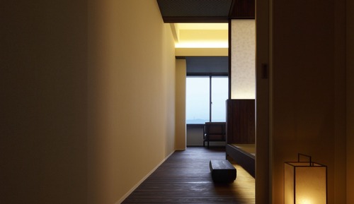 Deluxe Twin Room with Tatami Area and Mountain View - West Tower - Non-Smoking