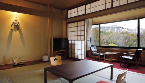 Japanese-Style Room with Mountain view -semi Open-Air Bath