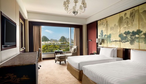 Horizon, Room, 2 Twin Beds, River View