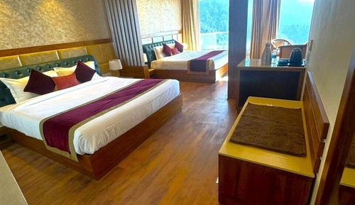 Family Quadruple Room, Multiple Beds, Valley View, Mountainside