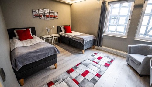 Twin Room, Courtyard View