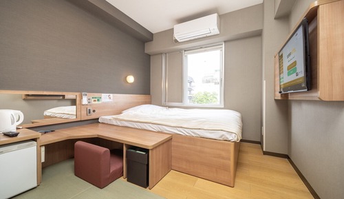 Moderate Japanese Western Style Double Bed Room, Non Smoking