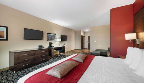 Suite, 2 Queen Beds, Non Smoking, Refrigerator & Microwave
