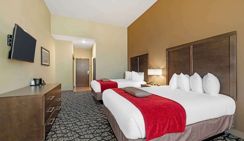 Standard Room, 2 Queen Beds, Non Smoking, Refrigerator & Microwave (Pet Friendly)