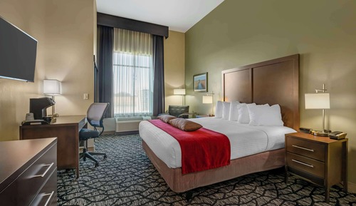 Standard Room, 1 King Bed, Accessible, Refrigerator & Microwave