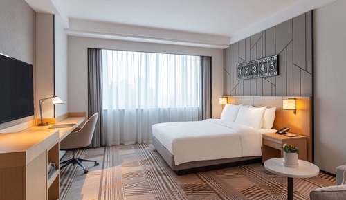 Room, 1 King Bed with Sofa bed (High Floor)